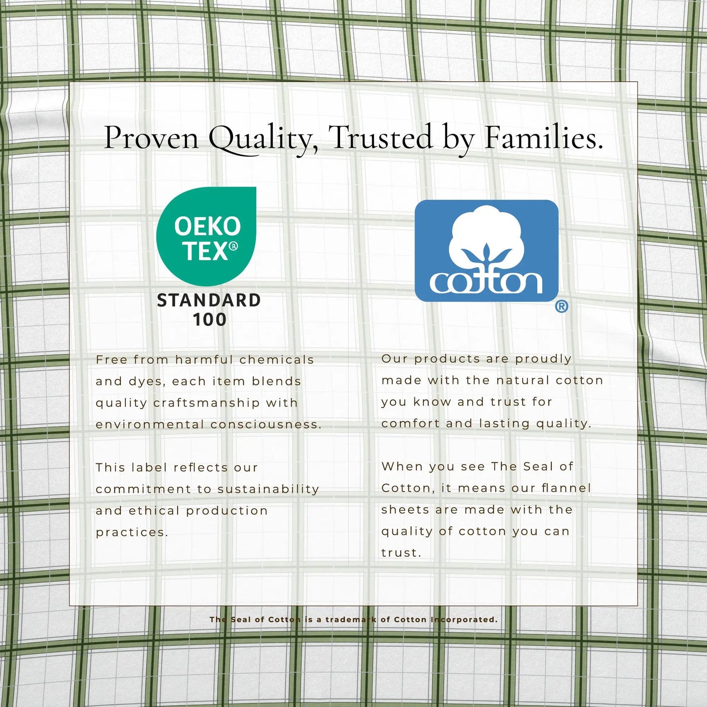 Turkish Cotton Flannel Sheet Set - Plaid & Stripe Collection from PriceLows™