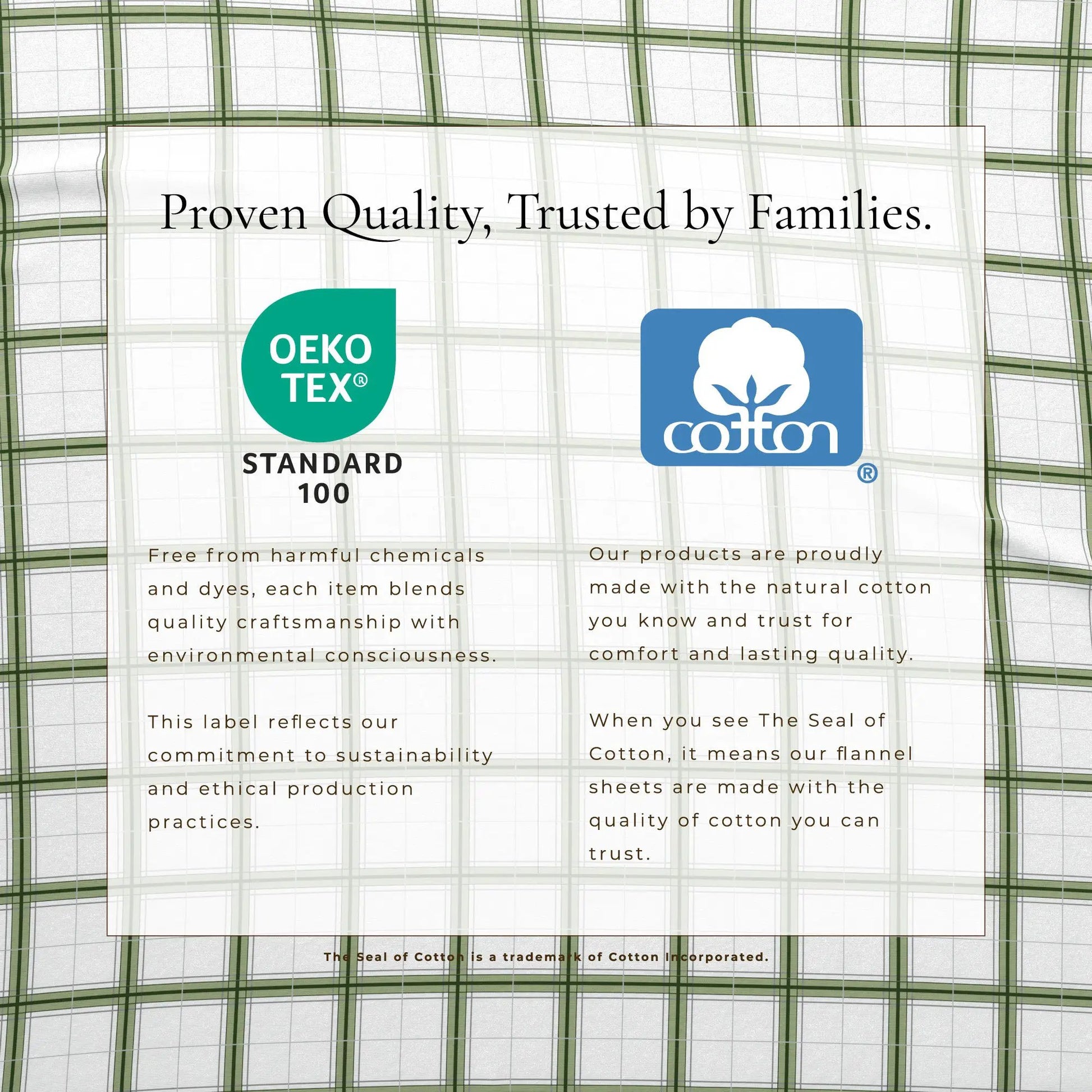 Turkish Cotton Flannel Sheet Set - Plaid & Stripe Collection from PriceLows™