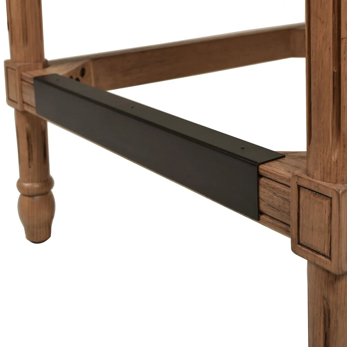 Triomphe Rattan Counter Bar Stool | French Country Style | High Back Armless | Wicker Weave