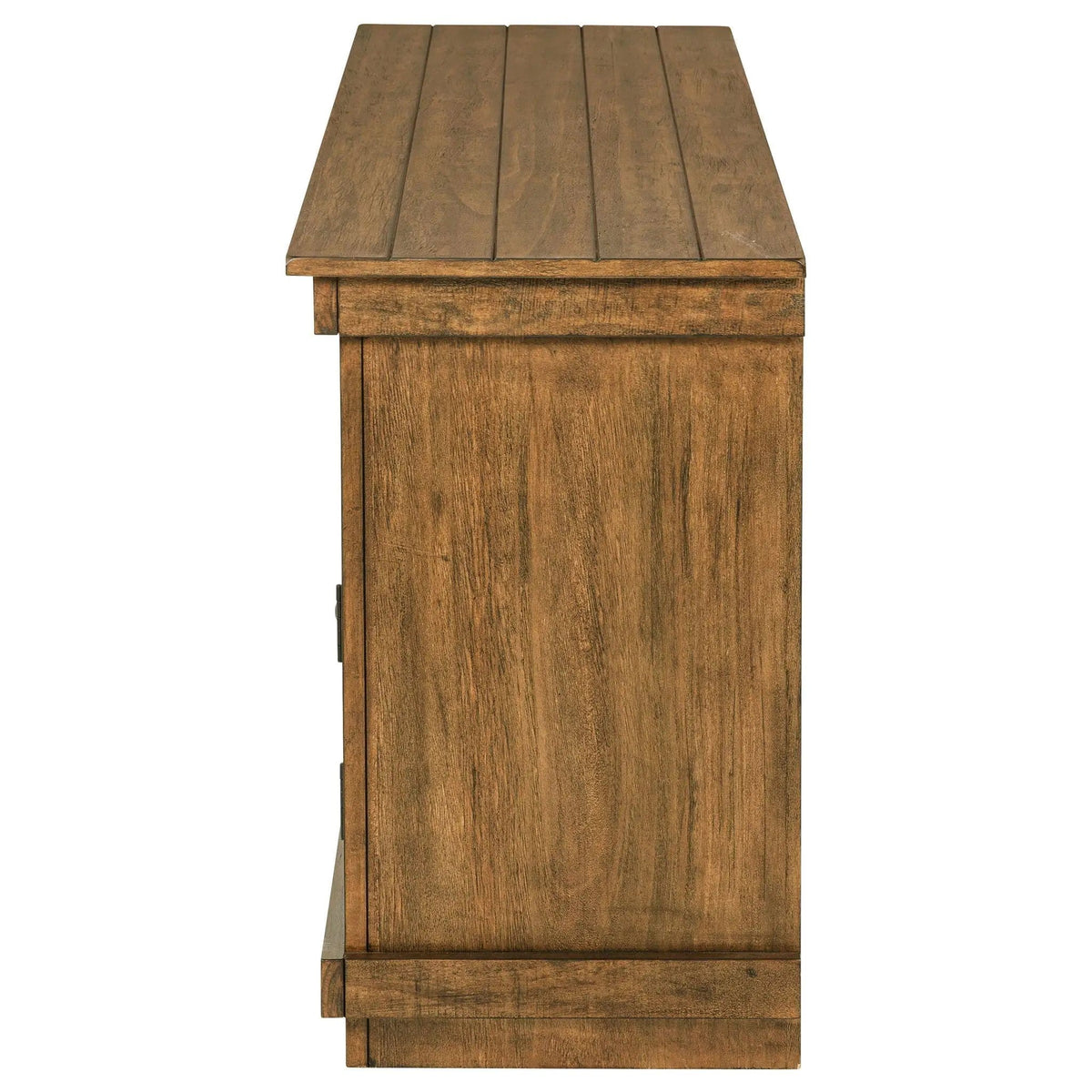 Payne 60-inch TV Stand Media Console Distressed | 60 x 16.25 x 27 in | Engineered Wood & Veneer | Brown