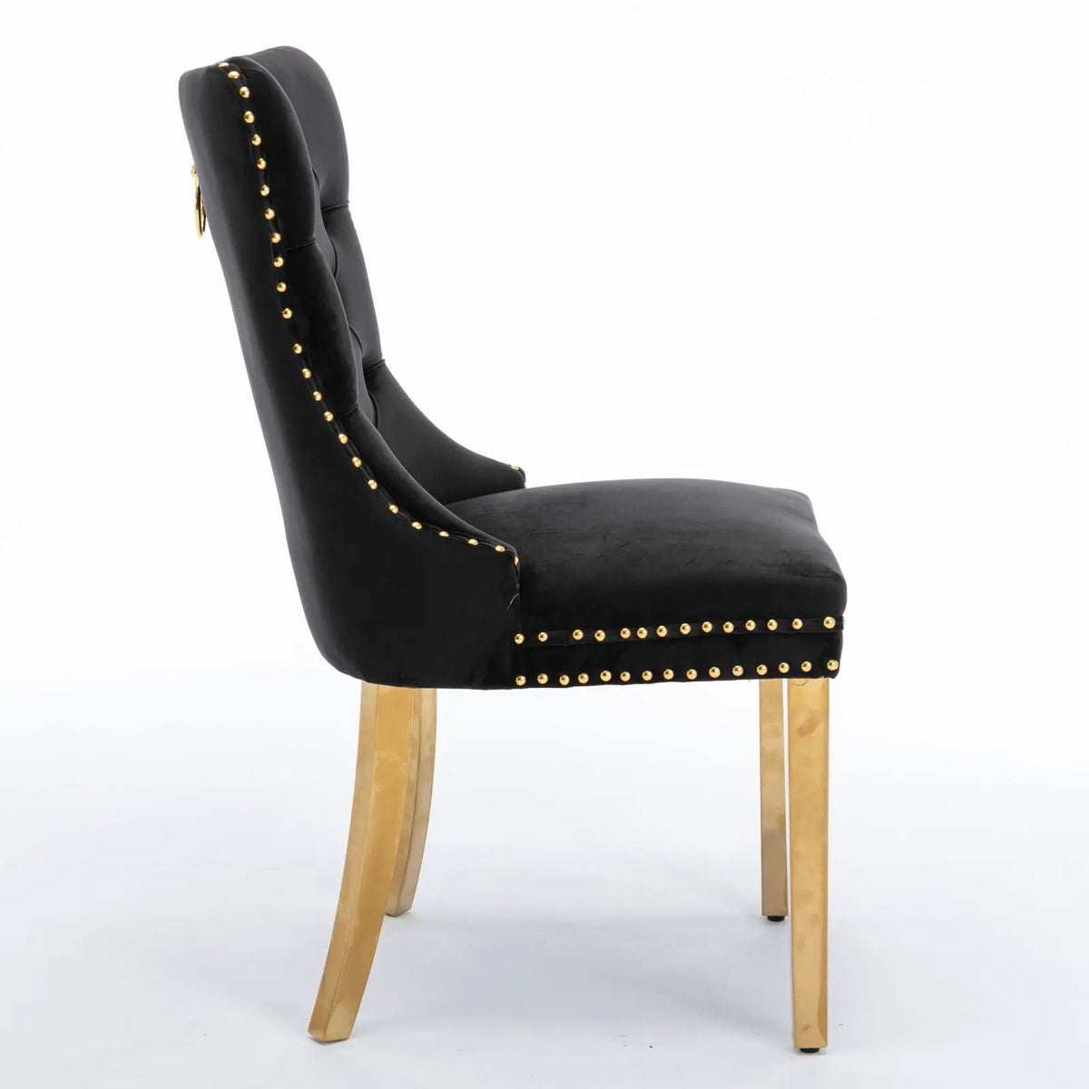 Dining Chair | Tufted Upholstery | Solid Wood Frame | Set Of 2