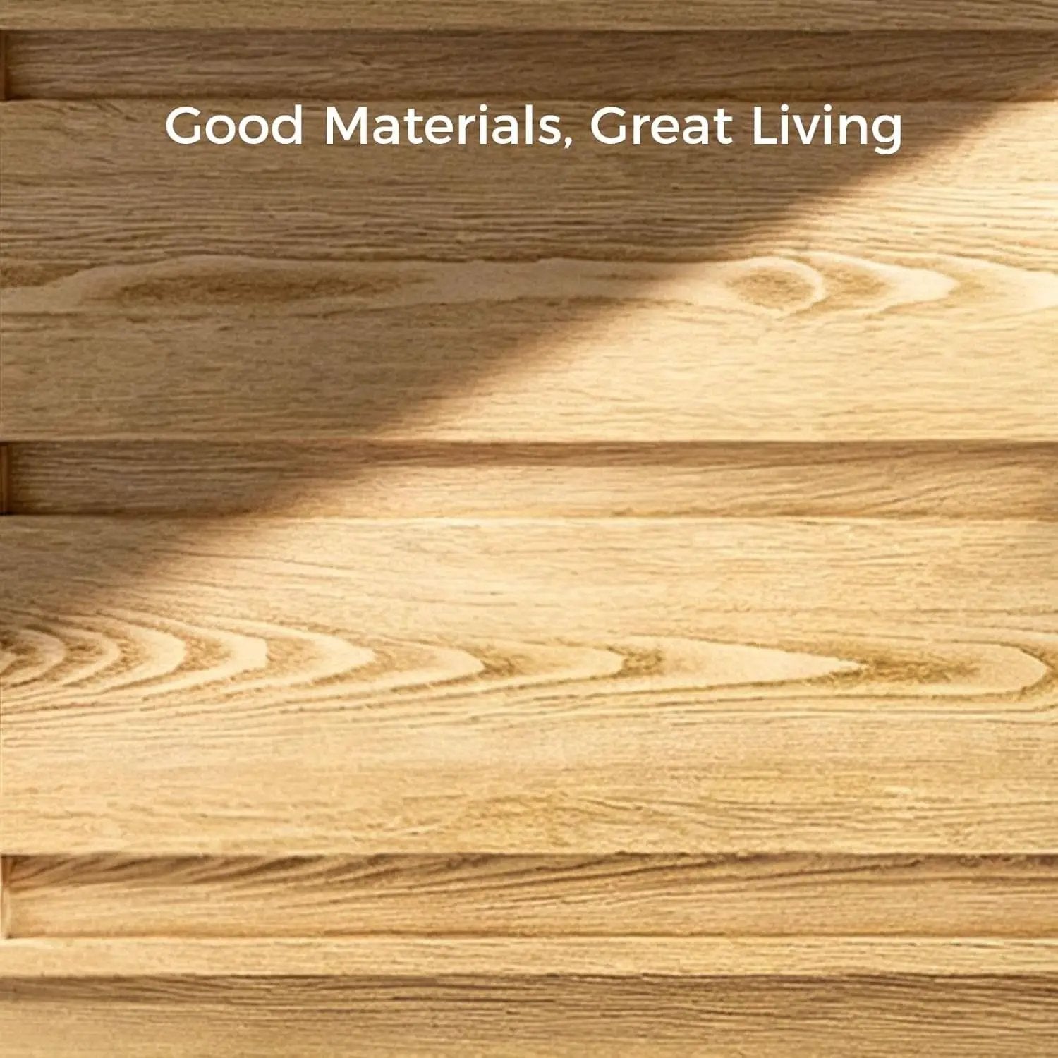 63 Inch Natural Solid Wood Sideboard With Drawers Storage from PriceLows™