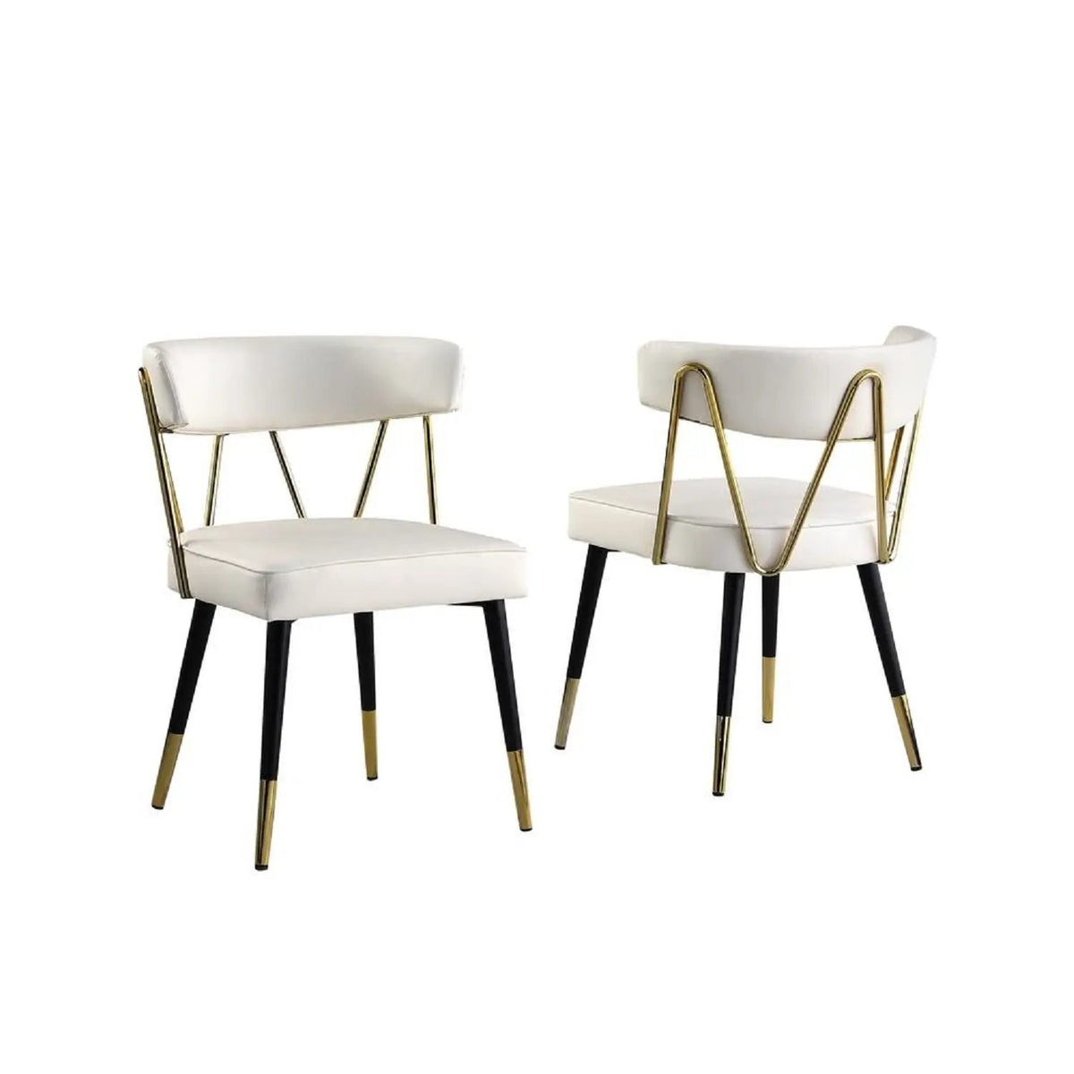Modern Dining Chair | Upholstered | Medium Firm Cushion | Set Of 2