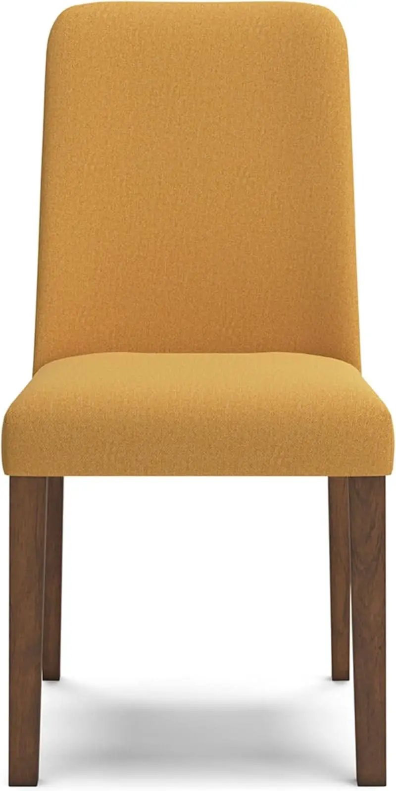 Lyncott Upholstered Dining Chair Yellow And Brown Foam Cushion from PriceLows™