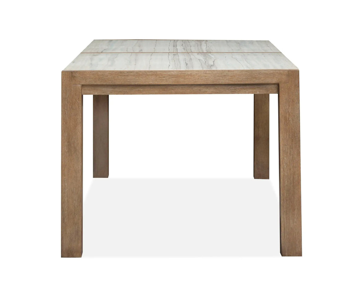 Plum Creek Rectangular Dining Table | 80 Inch Width | Serene Seasonless Style | Natural Beauty