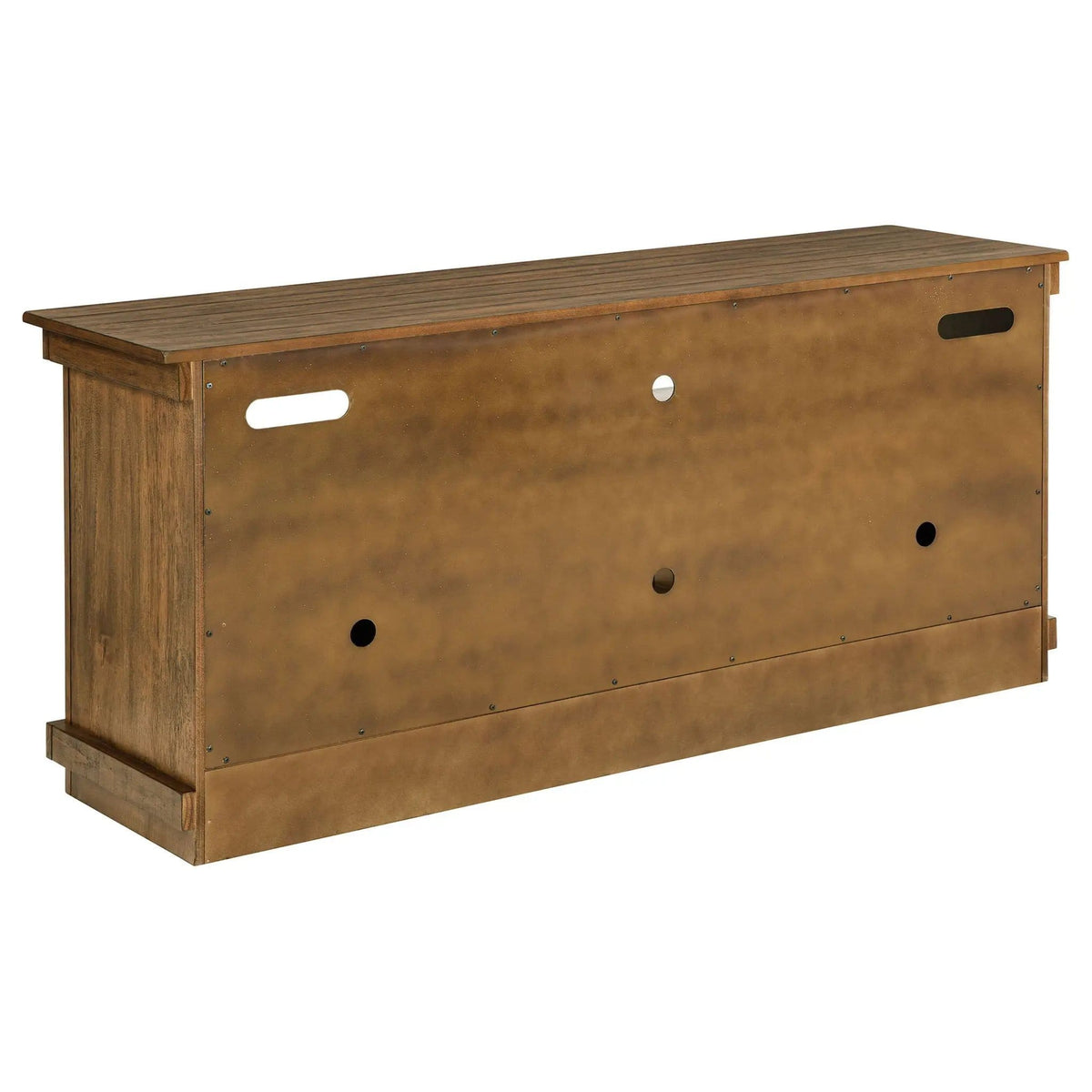 Payne 60-inch TV Stand Media Console Distressed | 60 x 16.25 x 27 in | Engineered Wood & Veneer | Brown