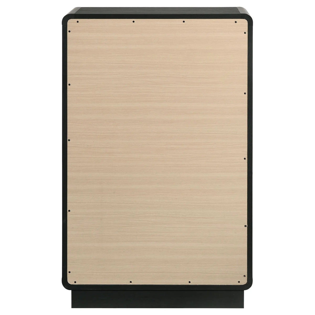 Cavelle 5-drawer Chest of Drawers | 31.5 x 16.75 x 50.75 in | Brass | Black