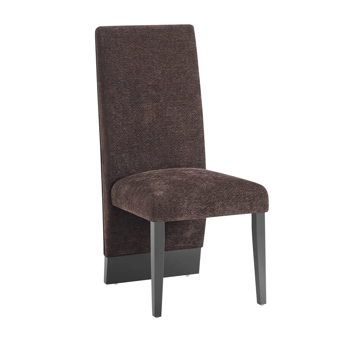 Contemporary Dining Chairs | Rubber Wood | Extended Backrest | Set of 2