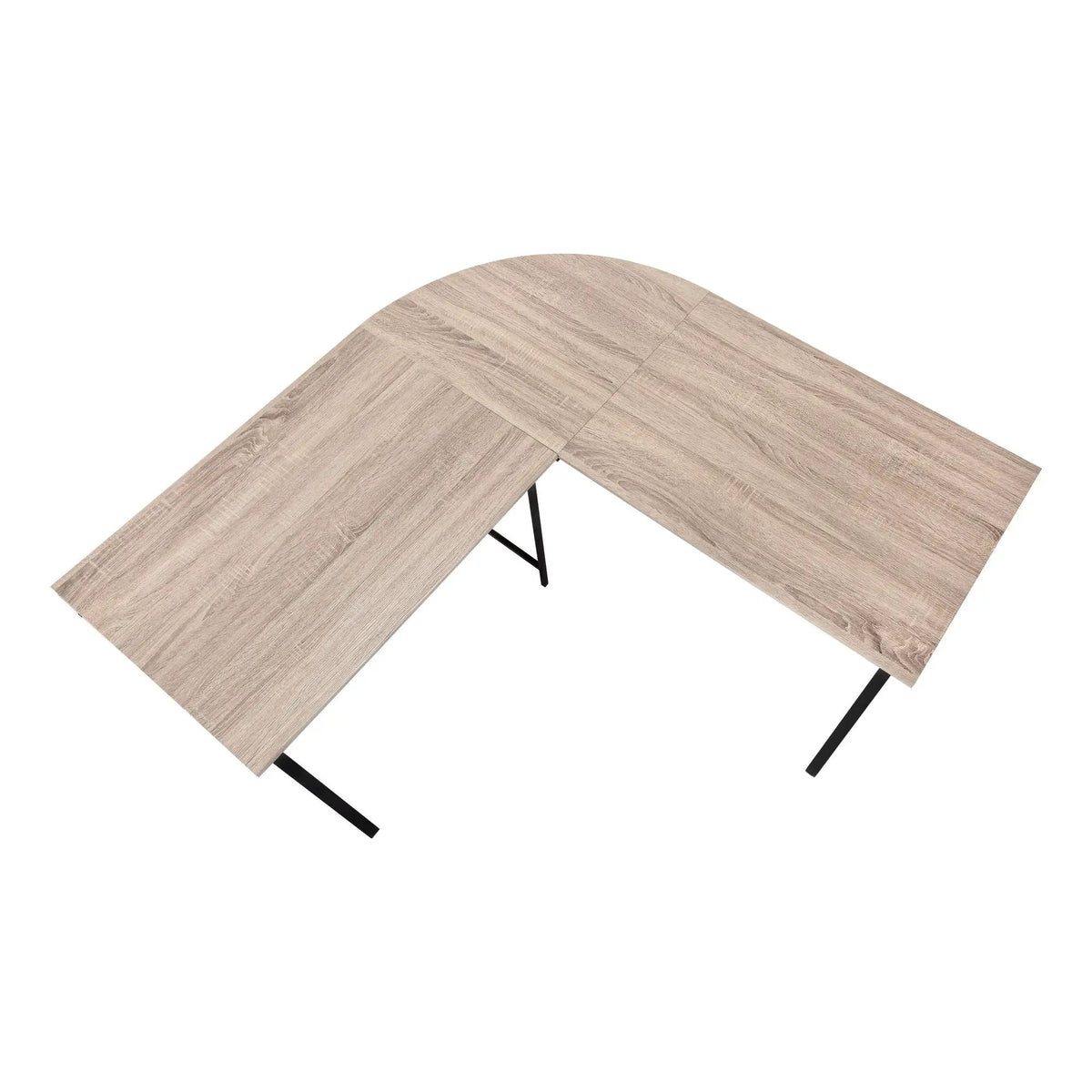 L-Shaped Corner Computer Desk | 55.25 Inch Square | Space-Saving Corner Design | Easy Assembly