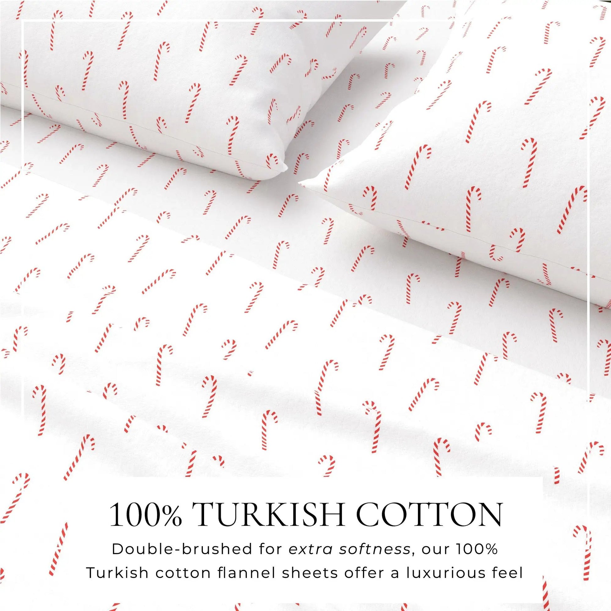 100% Turkish Cotton Flannel Sheet Sets - Boulder Collection from PriceLows™
