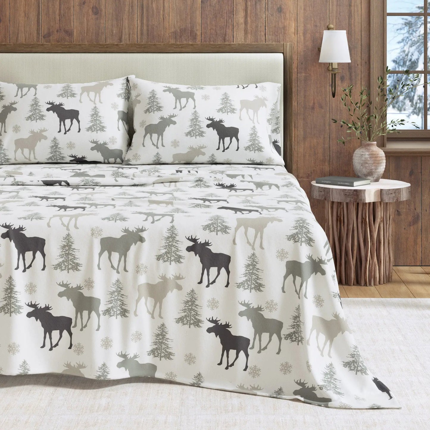 Turkish Cotton Flannel Sheet - Stratton Collection from PriceLows™
