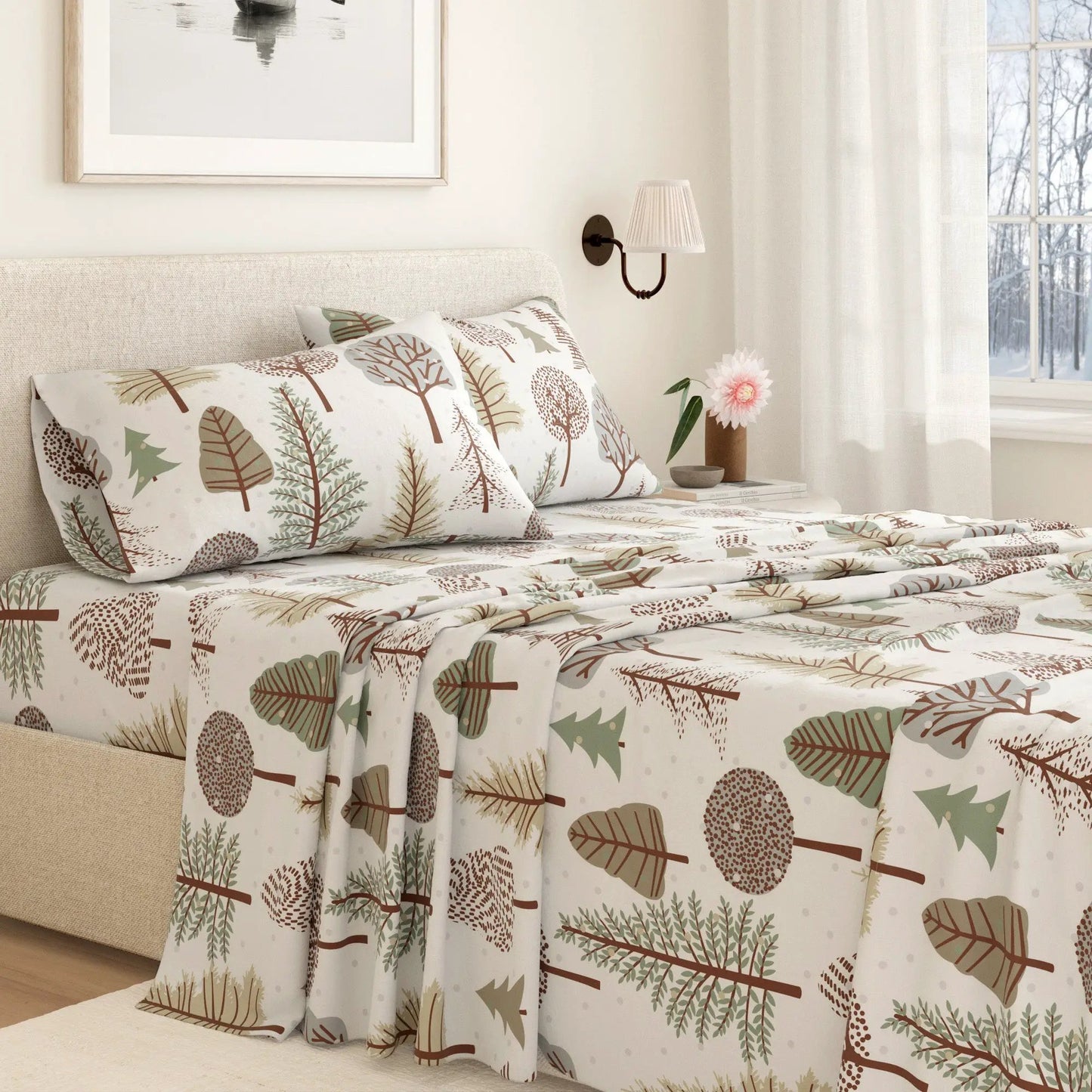 Turkish Cotton Flannel Sheet - Stratton Collection from PriceLows™