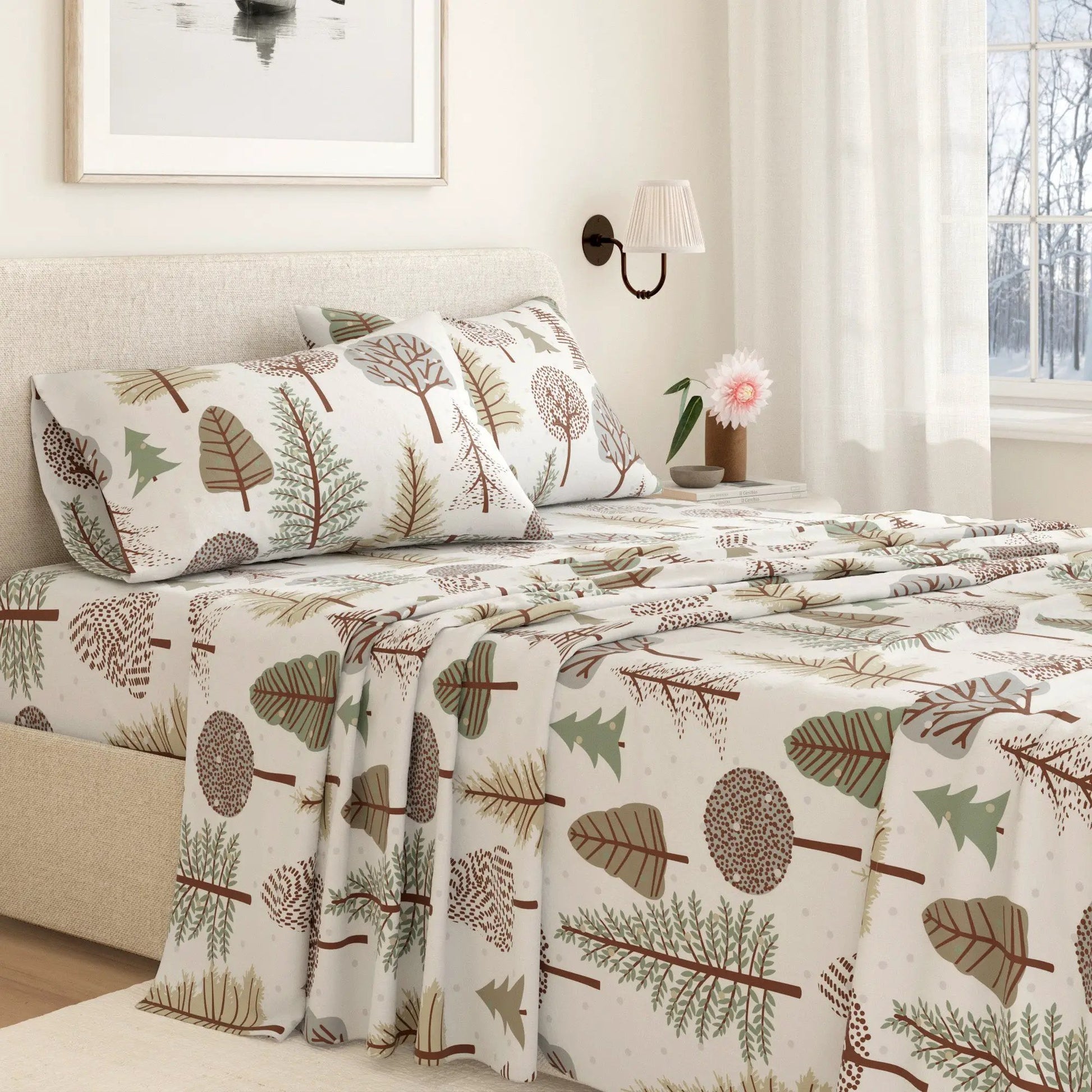 Turkish Cotton Flannel Sheet - Stratton Collection from PriceLows™
