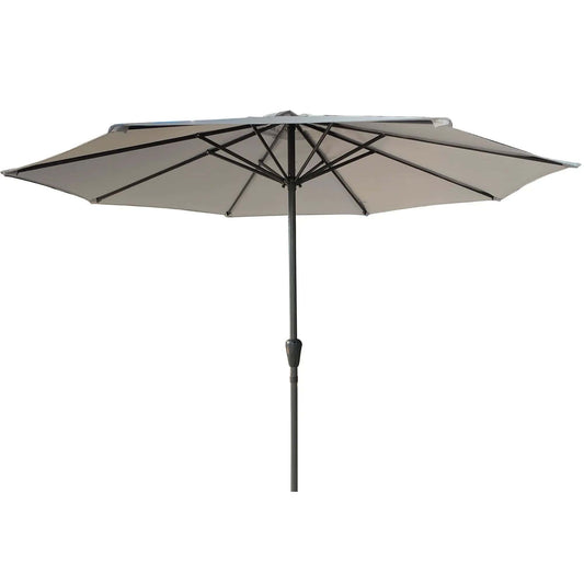 Patio Market Umbrella With 8 Steel Ribs, UV-Resistant And Waterproof Canopy | Umbrella & Canopy | Steel | Outdoor Living