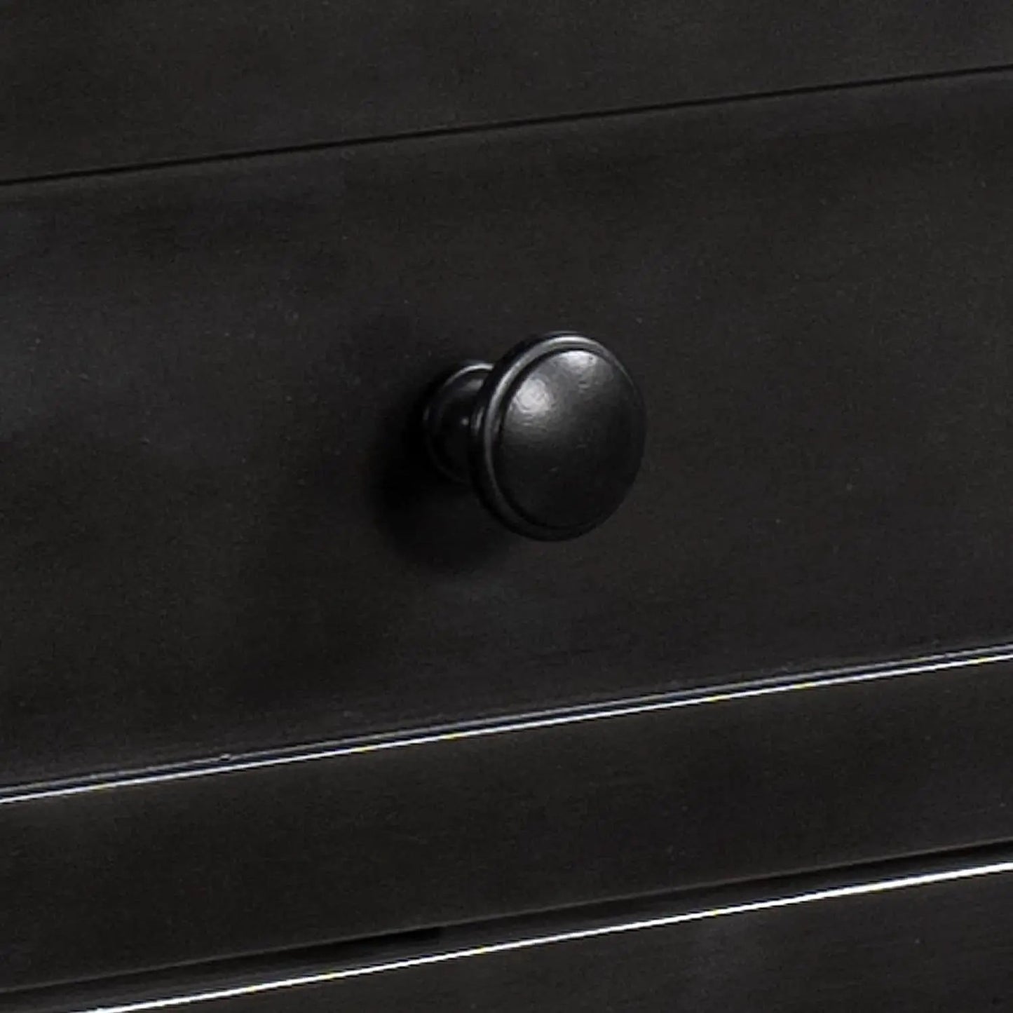 Black Console Table 55In Wide With 3 Drawers And Shelf from PriceLows™