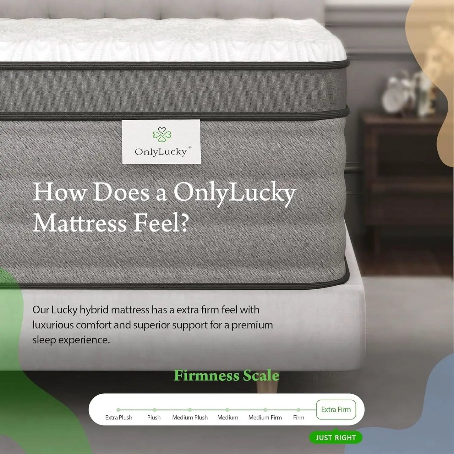 King Size Contemporary Memory Foam Hybrid Mattress from PriceLows™