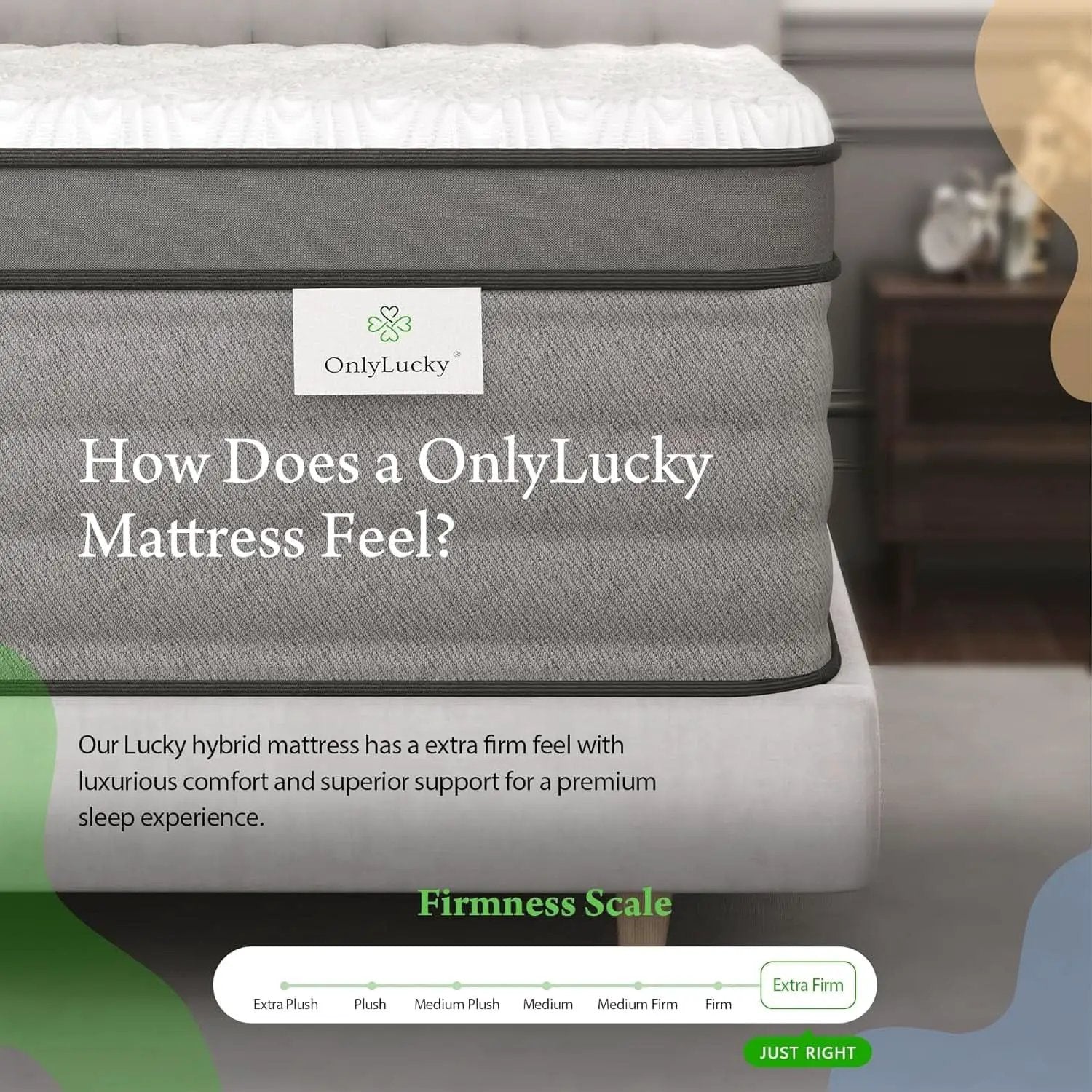 King Size Contemporary Memory Foam Hybrid Mattress from PriceLows™