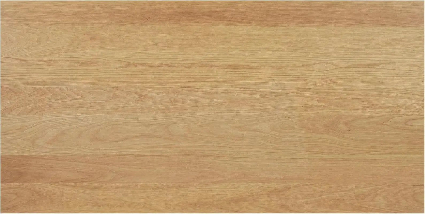 Mid Century Modern Dining Set 7 Piece Natural Oak Table from PriceLows™