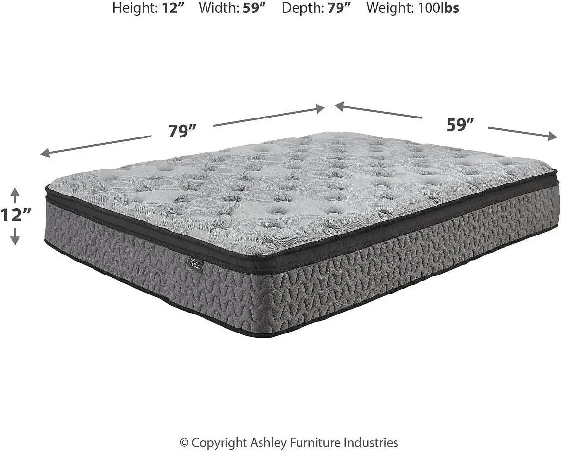 Executive Queen Hybrid Mattress 12 Inch Gel Memory Foam Plus from PriceLows™