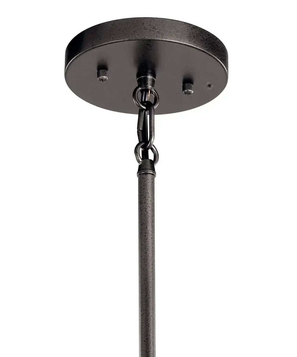 Pendant Light | 9 Inch Wide | Black Metal Cone | Indoor Outdoor