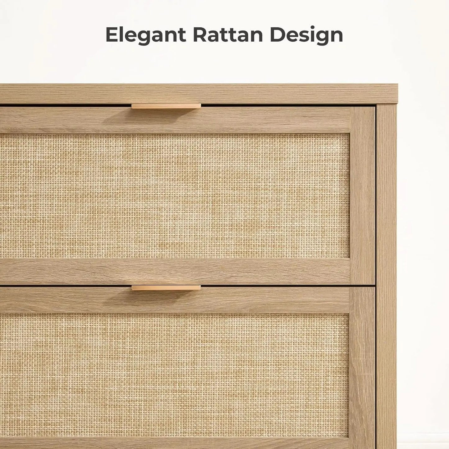 60.8 Inch Dresser Caramel Oak Finish With 7 Drawers from PriceLows™