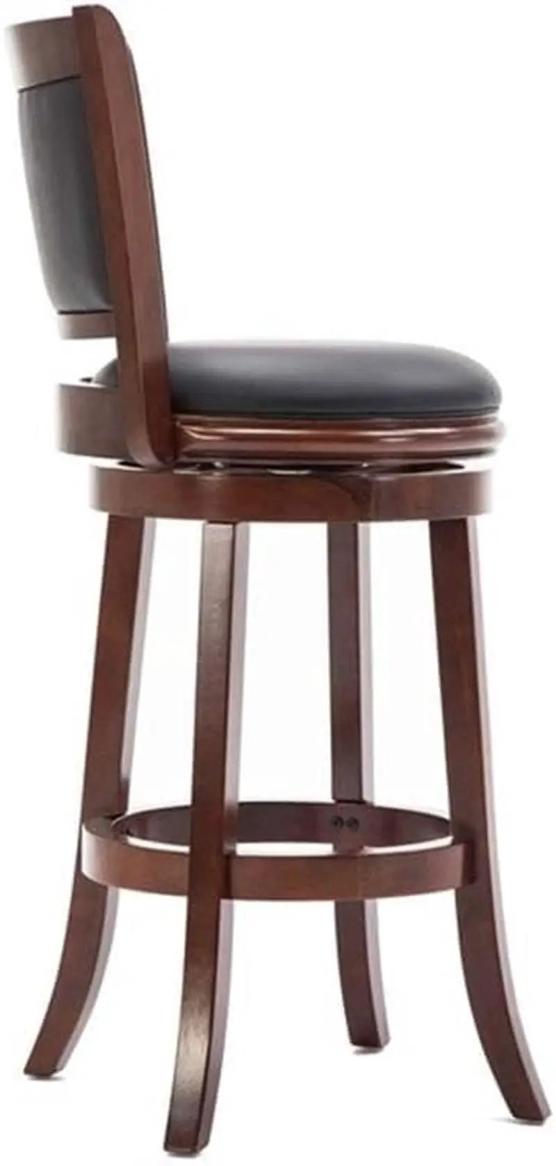 Augusta Bar Height Swivel Kitchen Bar Stool Black Cherry from PriceLows™