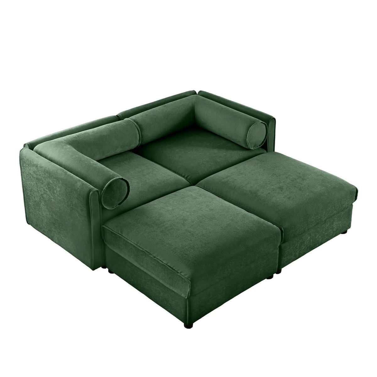 Contemporary Elegant Sofa With Storage And Ottoman 2 Piece Living Room Set | 2 Piece Living Room Set | Living Room Furniture | Living Room