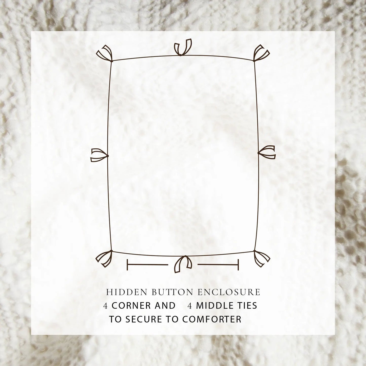 100% Cotton Honeycomb Waffle Duvet Set - Mattea Collection from PriceLows™