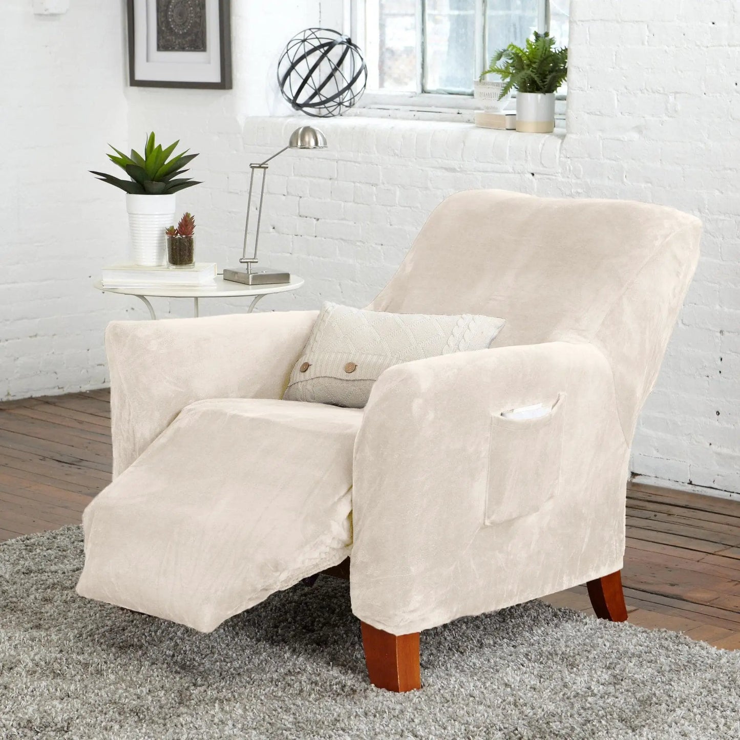 Velvet Stretch Slipcover - Gale Collection from PriceLows™