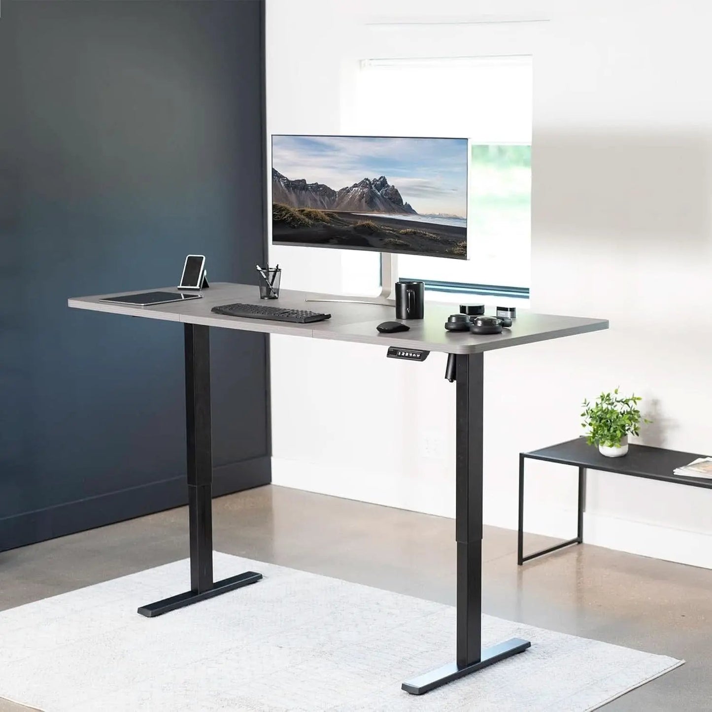Electric Standing Desk 71x30 Memory Height Adjustment from PriceLows™