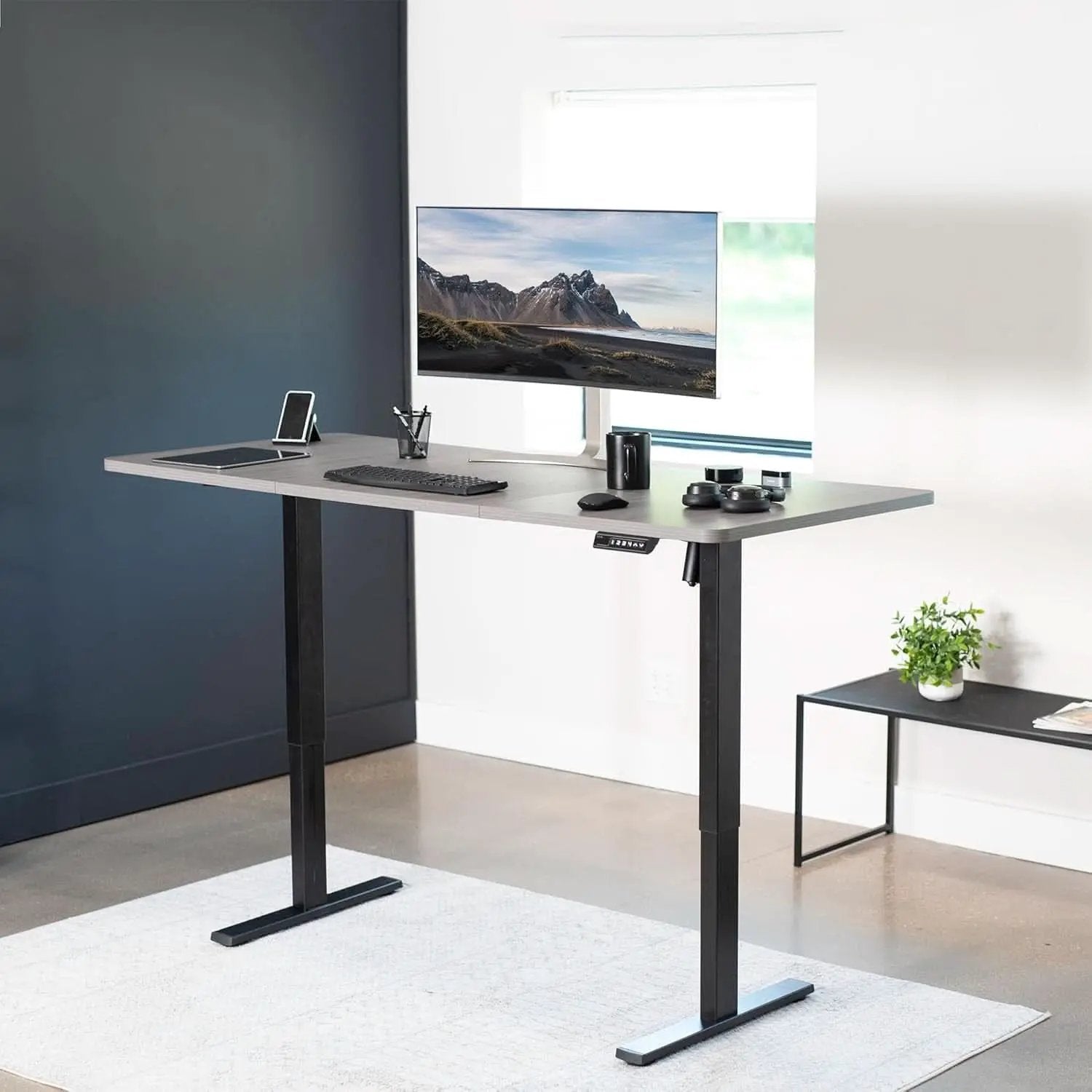 Electric Standing Desk 71x30 Memory Height Adjustment from PriceLows™