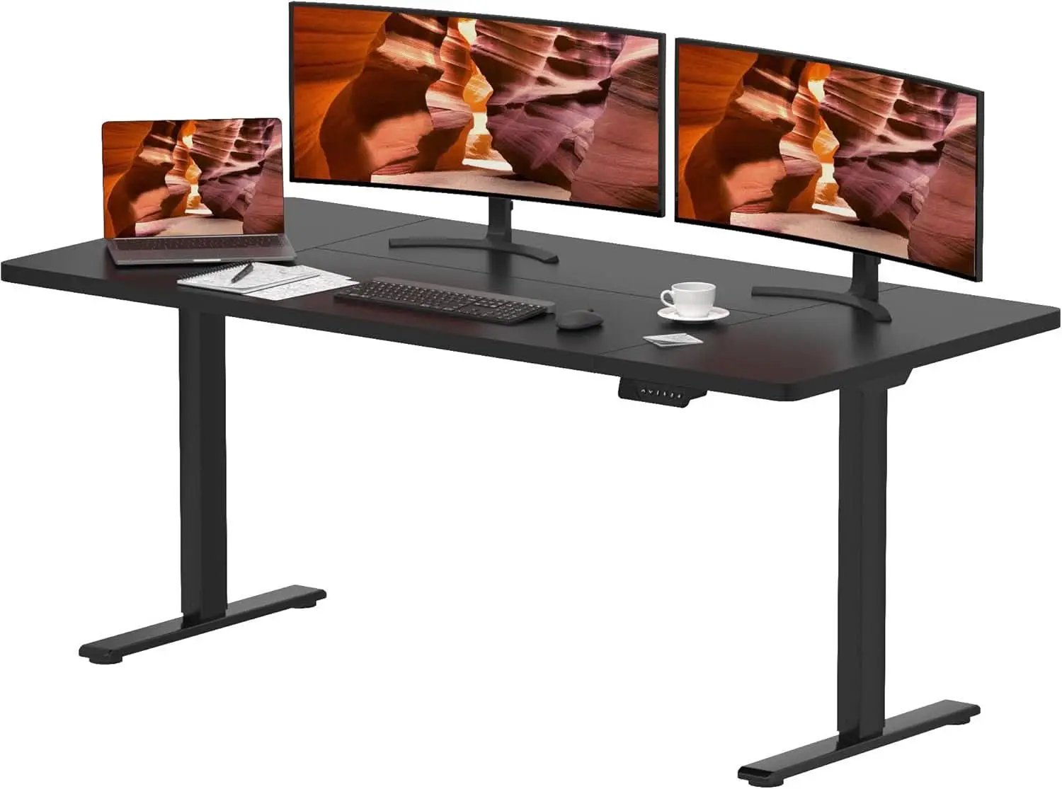 Electric Dual Motor Standing Desk with Adjustable Height from PriceLows™
