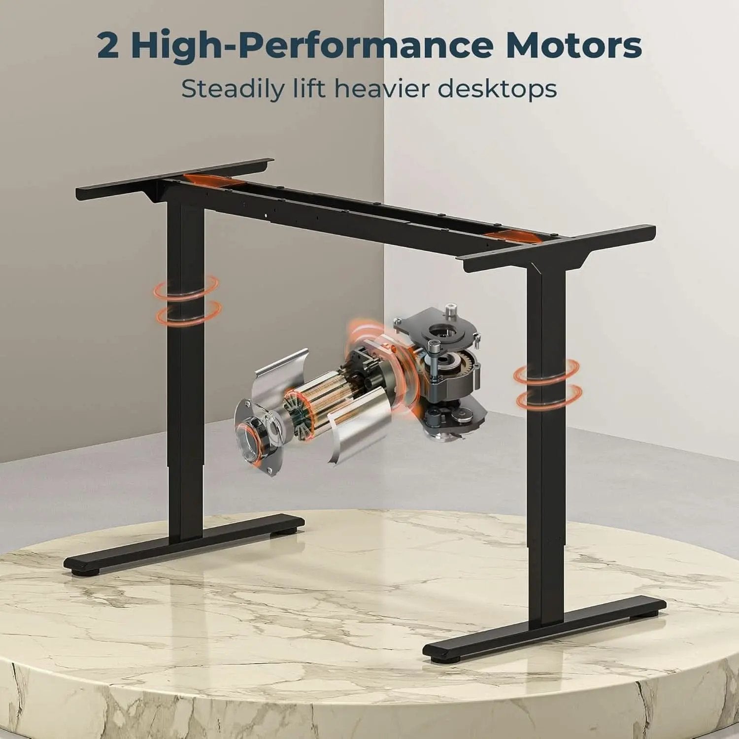 Electric Dual Motor Standing Desk with Adjustable Height from PriceLows™