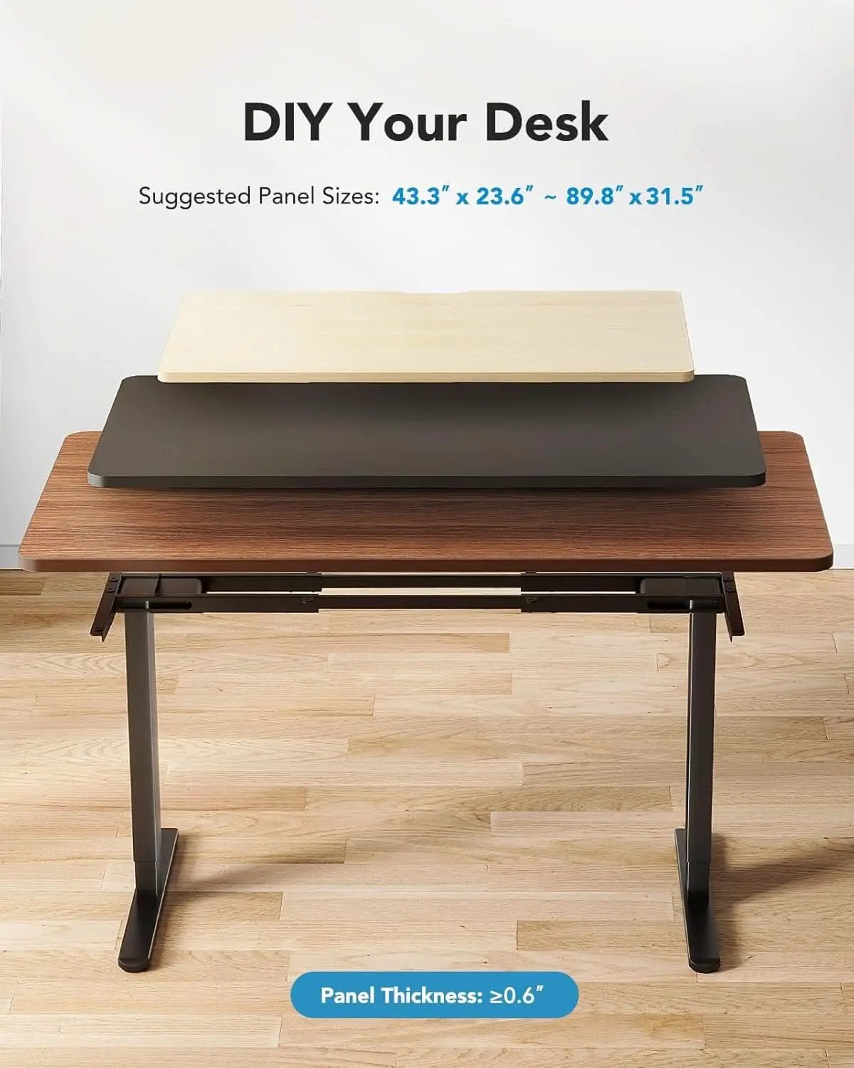 Electric Height Adjustable Desk Frame with Dual Motors from PriceLows™