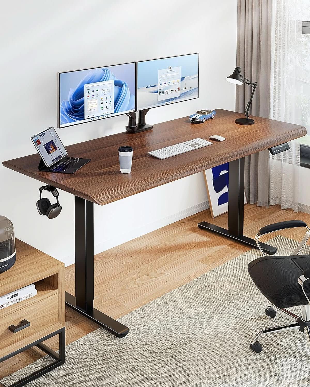 Electric Height Adjustable Desk Frame with Dual Motors from PriceLows™