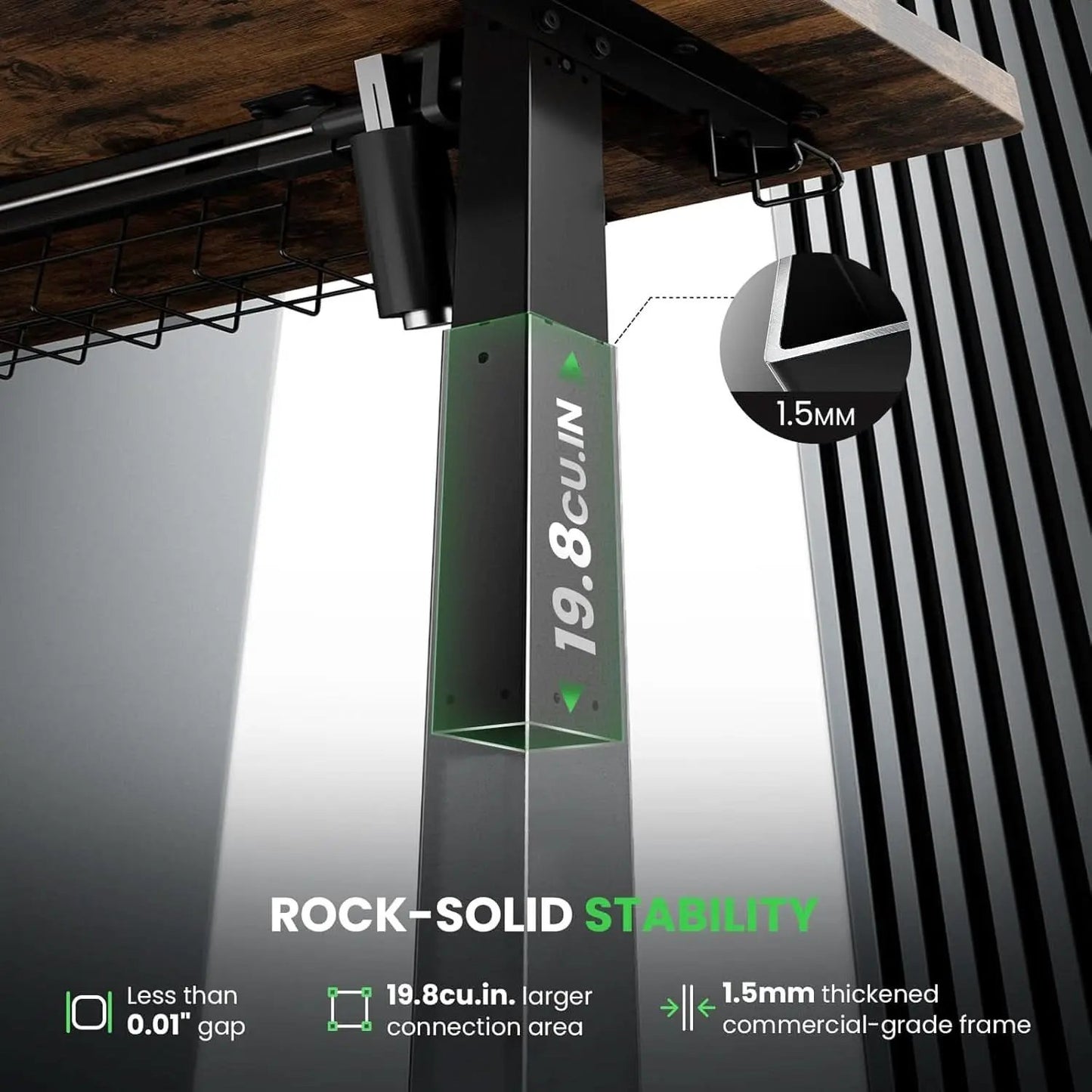 Electric Standing Desk 48 By 24 Inch With 3 Memory Presets from PriceLows™