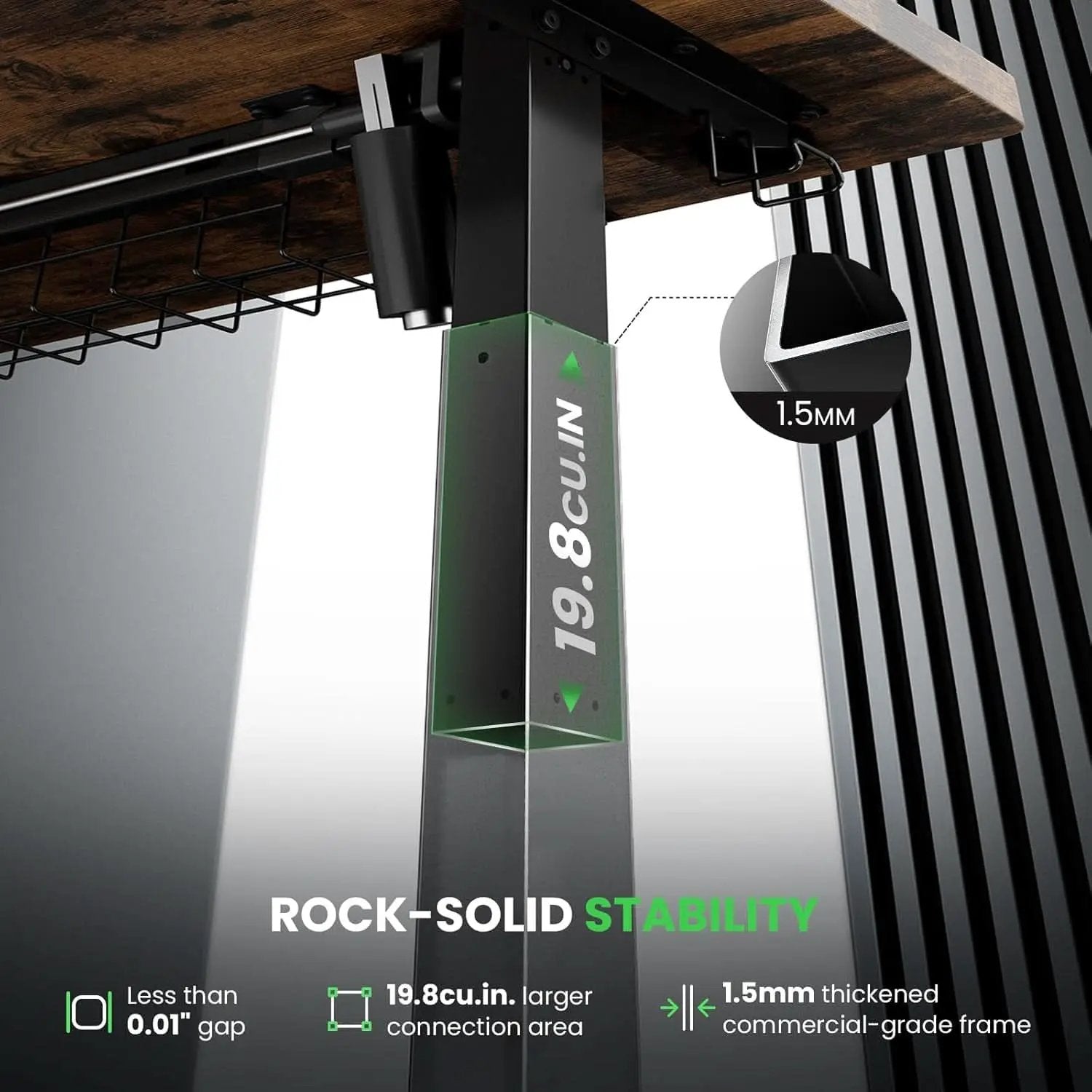Electric Standing Desk 48 By 24 Inch With 3 Memory Presets from PriceLows™