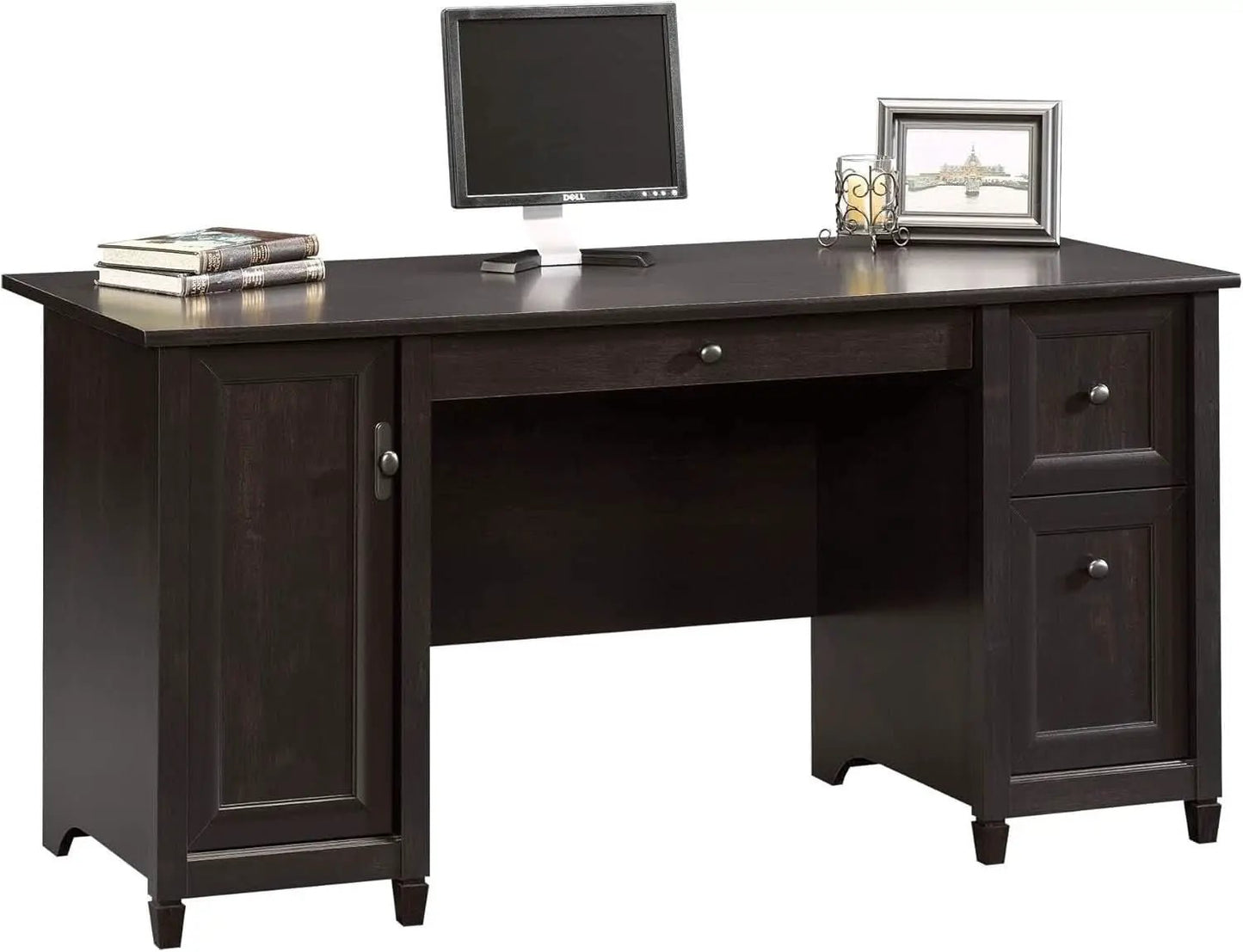 Elegant Home Office Computer Desk with Storage Drawers from PriceLows™