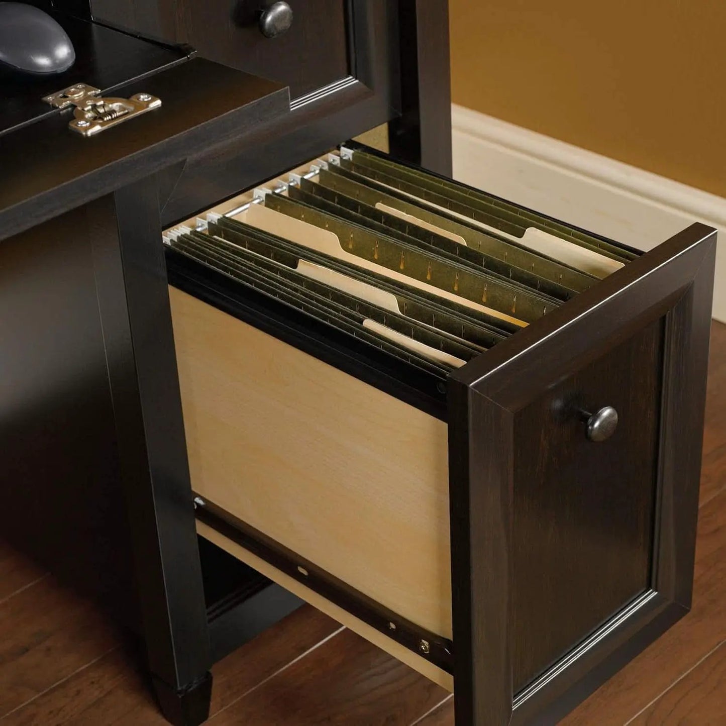 Elegant Home Office Computer Desk with Storage Drawers from PriceLows™