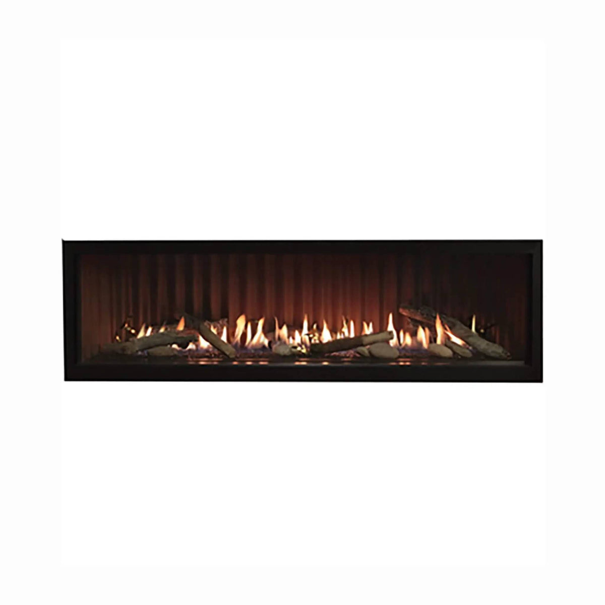 Empire Comfort Systems Boulevard 46K 52K BTU Direct Vent Linear Gas Fireplace With | 60 Inch | Glass | Living Room