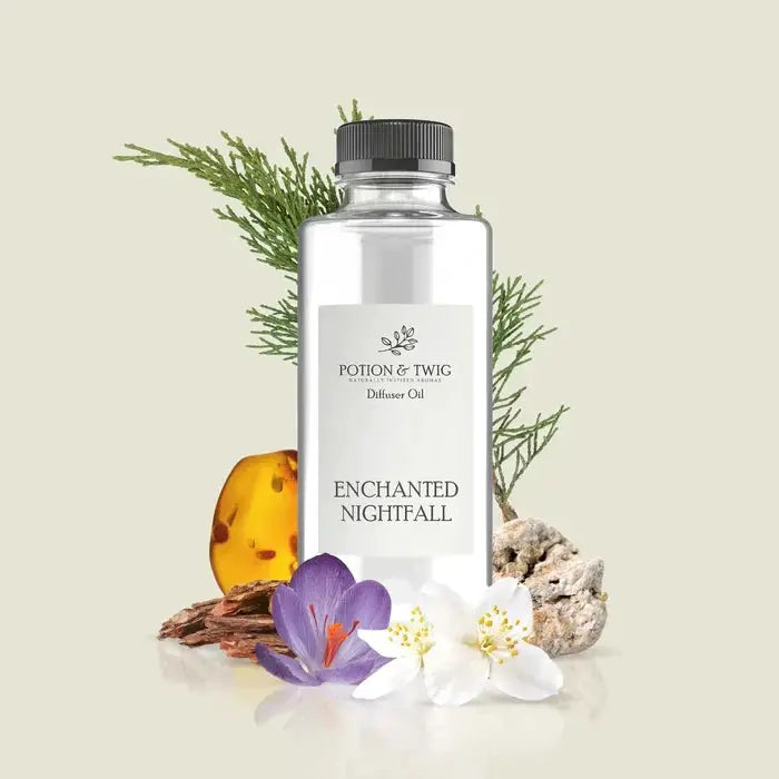 Enchanted Nightfall Aroma Oil | Jasmine Saffron Cedar | For Sienna Diffuser