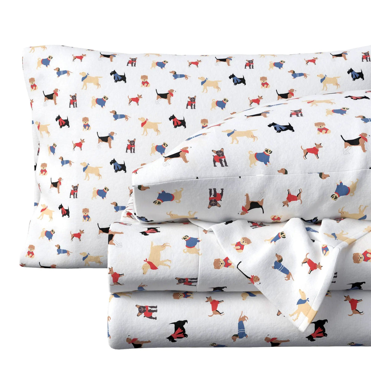 Turkish Cotton Christmas Flannel Sheet - Whittaker Collection