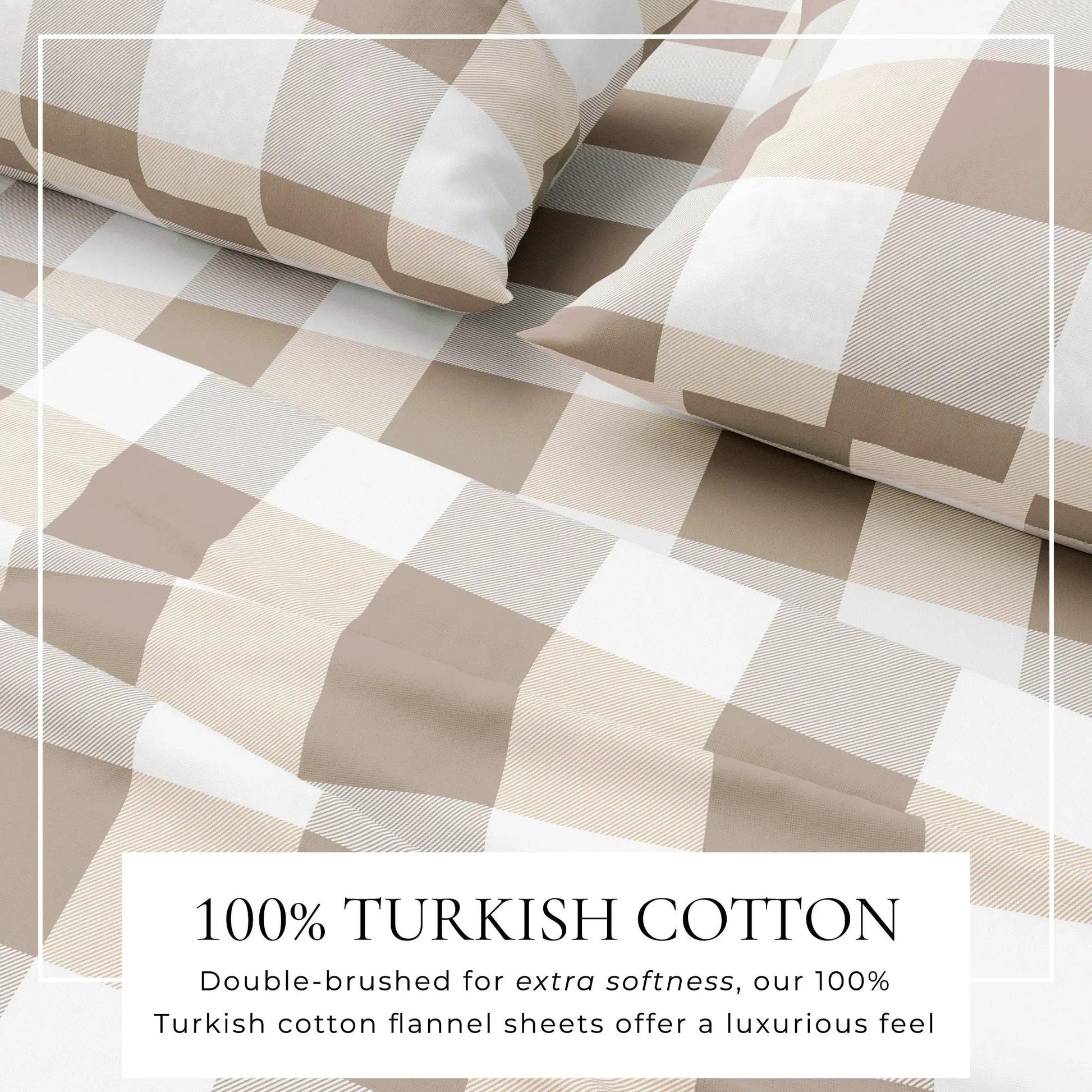 Turkish Cotton Flannel Sheet - Belle Collection from PriceLows™