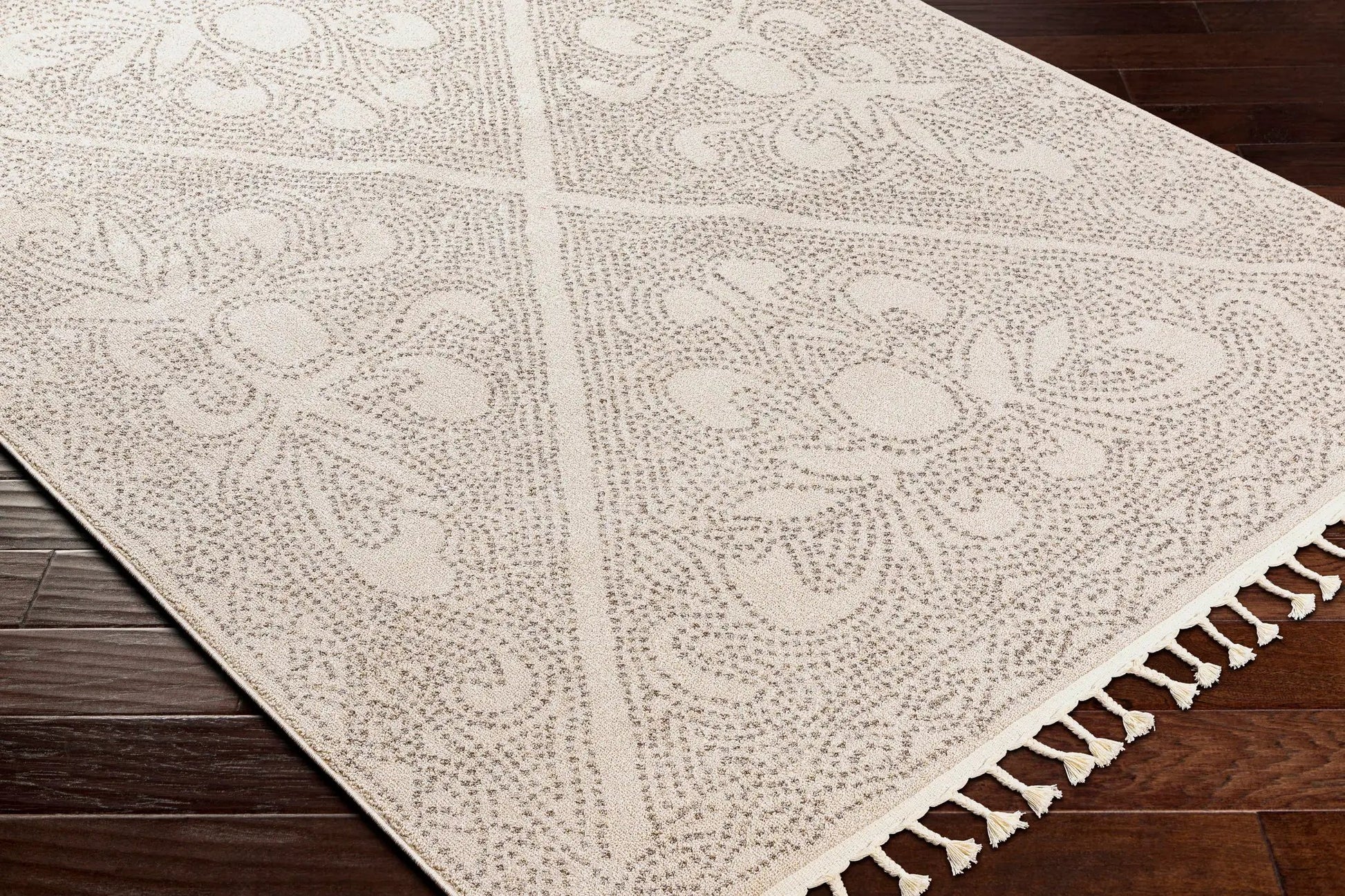 Birdwood Cream & Brown Area Rug from PriceLows™