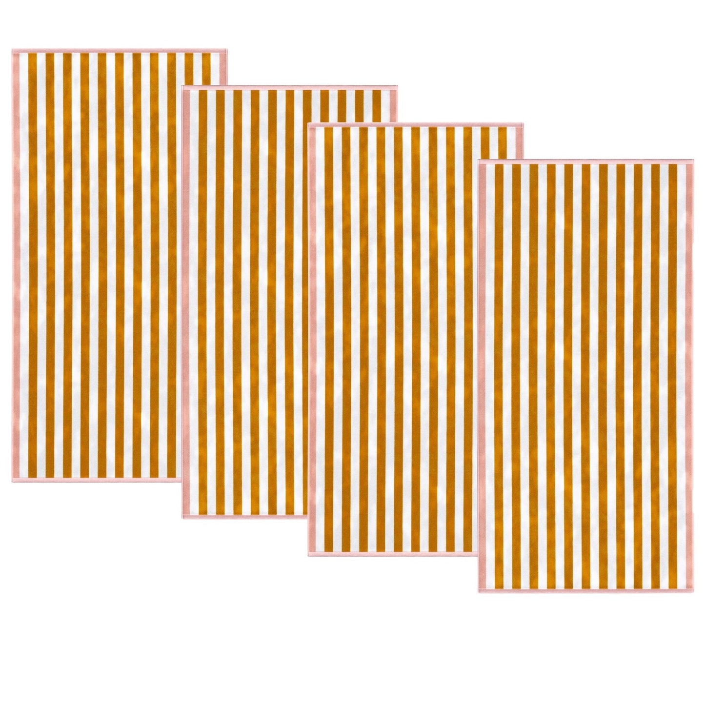 Oversized Striped Border Cabana Beach Towel - Santa Cruz