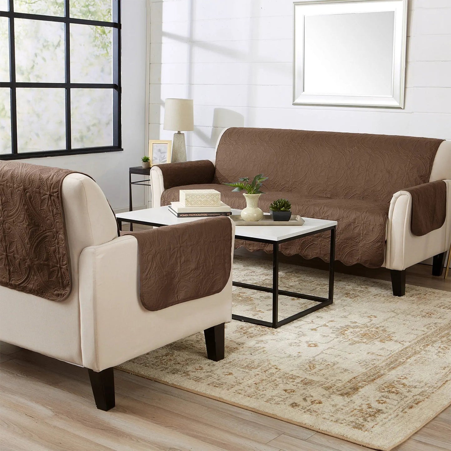 Medallion Solid Furniture Protector - Elenor Collection from PriceLows™