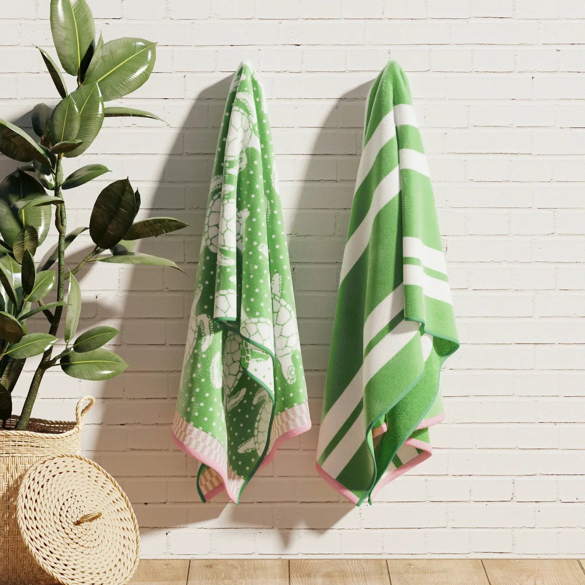 Cotton Velour Beach Towel - Maui Collection from PriceLows™