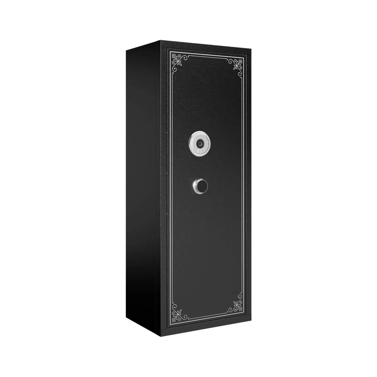 12-Gun Fingerprint Lock Safe | Extra-Large Capacity | Keypad And Alarm | Rifle And Pistol Storage