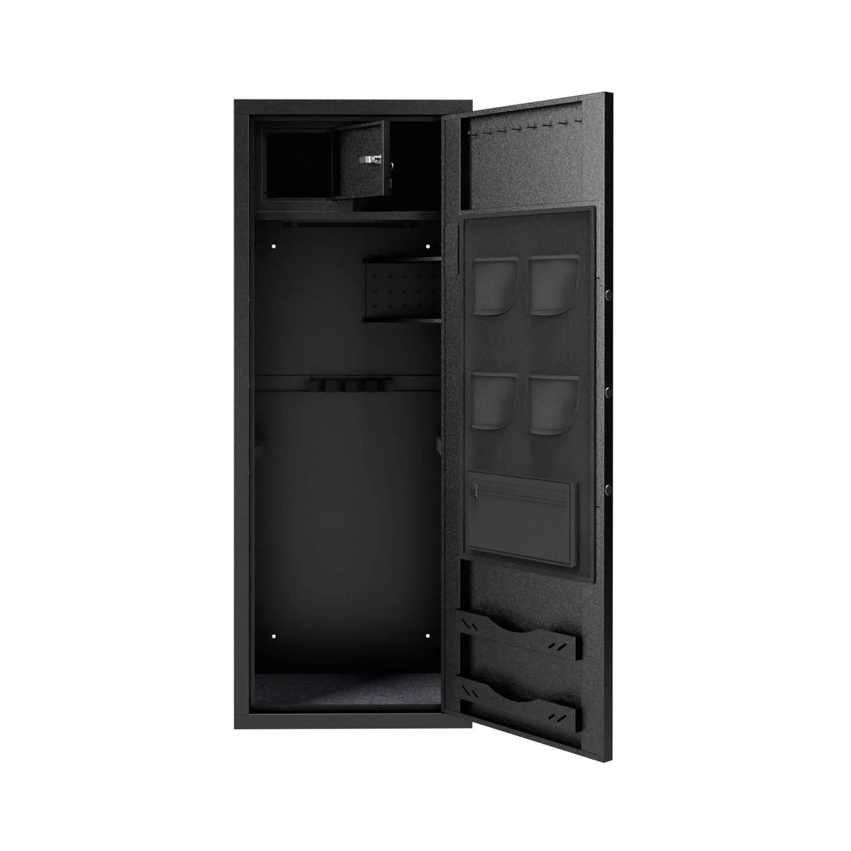 12-Gun Fingerprint Lock Safe | Extra-Large Capacity | Keypad And Alarm | Rifle And Pistol Storage