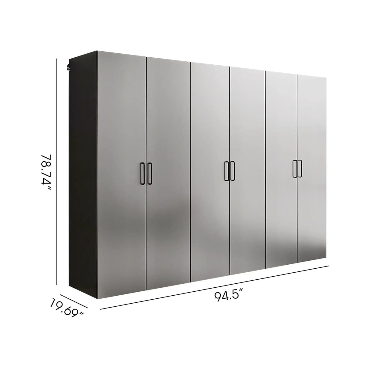 Garage Cabinet Storage Set | 96 Inch Extra-Large | Soft-Close Doors | Adjustable Shelves